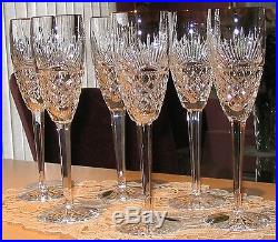 RARE! Set of 6 Limited Edition Waterford Crystal Flutes (3 sets available)