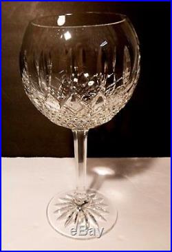 RARE Waterford Crystal Set of 6 Oversize Balloon Wine Hocks 8 16 ounces