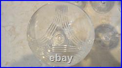 RCR Magnolia Wine Goblets by ROYAL CRYSTAL ROCK Set Of 8