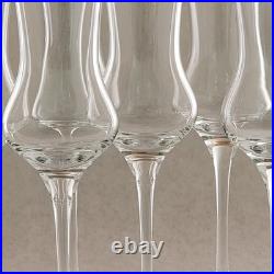 RONA Steelite Crystal Grappa Glass 3 Oz 7-1/4 In Height SET OF 6 Glasses NEW BOX RONA Steelite Crystal Grappa Glass 3 Oz 7-1/4 In Height SET OF 6 Glasses NEW BOX