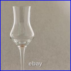 RONA Steelite Crystal Grappa Glass 3 Oz 7-1/4 In Height SET OF 6 Glasses NEW BOX RONA Steelite Crystal Grappa Glass 3 Oz 7-1/4 In Height SET OF 6 Glasses NEW BOX