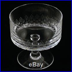 ROSENTHAL Romance Motif SET OF 12 + 1 CRYSTAL SHERBET / WINE GLASSES + Soft Case