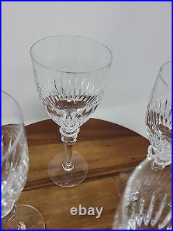 ROYAL GALLERY MARIBOR WATER GOBLETS Wine Set OF Four Yugoslavia Crystal
