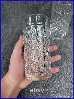 Ralph Lauren Aston Highball Crystal Glasses Tall Set of 2