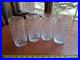 Ralph Lauren Aston Highball Crystal Set of 4 Very Good Condition