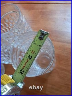 Ralph Lauren Aston Highball Crystal Set of 4 Very Good Condition