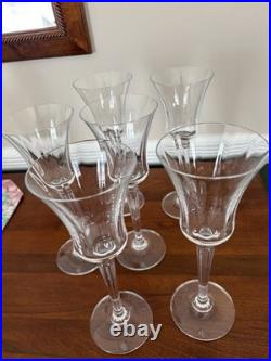 Ralph Lauren Crystal Garland Wine Glasses Set of 6