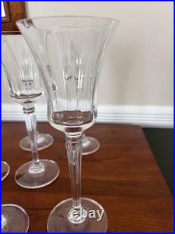 Ralph Lauren Crystal Garland Wine Glasses Set of 6