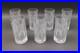Ralph Lauren Crystal Herringbone Highball Tumbler Glasses Set Of 7