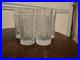 Ralph Lauren Crystal Herringbone Ice Tea Glasses Marked Set Of 5
