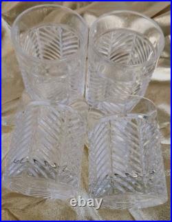 Ralph Lauren Crystal Herringbone Set Of 4 Old Fashioned Whisky Glasses Germany Ralph Lauren Crystal Herringbone Set Of 4 Old Fashioned Whisky Glasses Germany