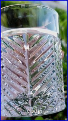 Ralph Lauren Crystal Herringbone Set Of 4 Old Fashioned Whisky Glasses Germany Ralph Lauren Crystal Herringbone Set Of 4 Old Fashioned Whisky Glasses Germany
