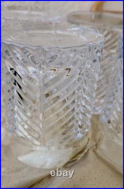 Ralph Lauren Crystal Herringbone Set Of 4 Old Fashioned Whisky Glasses Germany Ralph Lauren Crystal Herringbone Set Of 4 Old Fashioned Whisky Glasses Germany