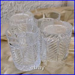 Ralph Lauren Crystal Herringbone Set Of 4 Old Fashioned Whisky Glasses Germany Ralph Lauren Crystal Herringbone Set Of 4 Old Fashioned Whisky Glasses Germany