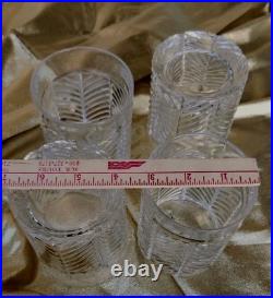 Ralph Lauren Crystal Herringbone Set Of 4 Old Fashioned Whisky Glasses Germany Ralph Lauren Crystal Herringbone Set Of 4 Old Fashioned Whisky Glasses Germany