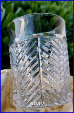 Ralph Lauren Crystal Herringbone Set Of 4 Old Fashioned Whisky Glasses Germany Ralph Lauren Crystal Herringbone Set Of 4 Old Fashioned Whisky Glasses Germany