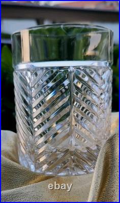 Ralph Lauren Crystal Herringbone Set Of 4 Old Fashioned Whisky Glasses Germany Ralph Lauren Crystal Herringbone Set Of 4 Old Fashioned Whisky Glasses Germany