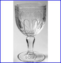 Ralph Lauren Crystal Water Goblets EMMA Set of 7 1992-2001