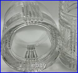 Ralph Lauren Glen Plaid Crystal Cocktail Glasses Two-Piece Set
