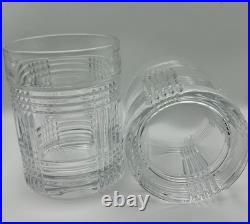 Ralph Lauren Glen Plaid Crystal Cocktail Glasses Two-Piece Set