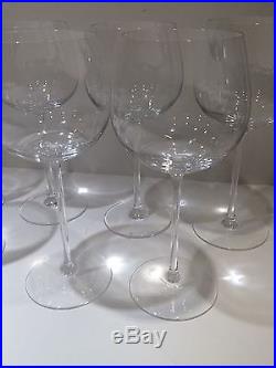 Ralph Lauren Home Set Of 8 Wine Glasses Goblets Norwood Crystal