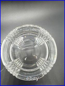 Ralph Lauren Lead Crystal Glen Plaid 2 Double Old Fashioned Glassware Set