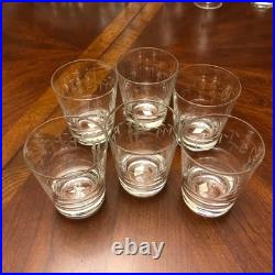 Rare 68 piece Mid-Century Modern Bamboo Glassware Noritake & Sasaki Bar Set