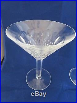 Rare GREAT Waterford Crystal COLLEEN Set of 2 Martini Glasses 6 1/8 IRELAND