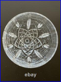 Rare Set of 5 Waterford Crystal Araglin 7in Wine Glasses Wedding Gift 1999