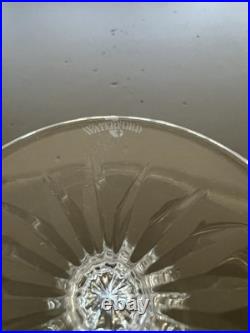 Rare Set of 5 Waterford Crystal Araglin 7in Wine Glasses Wedding Gift 1999