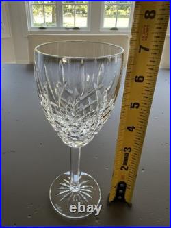 Rare Set of 5 Waterford Crystal Araglin 7in Wine Glasses Wedding Gift 1999