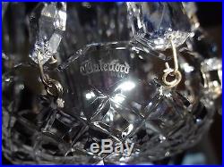 Rare VINTAGE Waterford Crystal C1 CANDELABRA Set of 2 Candlestick Holder 10