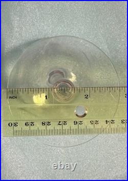 Rare Vintage 1950s Seneca Starburst Crystal Glassware Set 21pc Mid Century Elegt