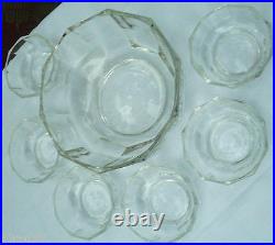 Rare Vintage ITALIAN CRYSTAL SERVING BOWLS SET VG Collectable In Australia