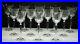 Rare (set Of 12) Vintage Mikasa Park Avenue Pattern Crystal Wine Glasses