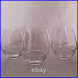 Remy Martin Crystal Clear Glassware SET OF 6 Verre XO Round Glasses NEW IN BOX