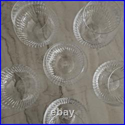 Remy Martin Crystal Clear Glassware SET OF 6 Verre XO Round Glasses NEW IN BOX
