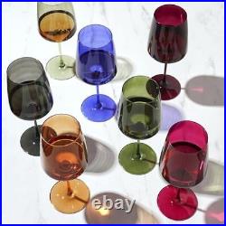 Reserve Nouveau Seaside Collection Multi Crystal Colorful Glassware-22oz Long