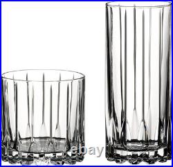 Riedel 8 Piece Bar Glassware Set, 4 Rocks and 4 Highball Riedel 8 Piece Bar Glassware Set, 4 Rocks and 4 Highball