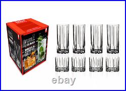 Riedel Crystal Rock 10 Oz & Highball 11 Oz Cocktail Glass Set Of 8 New Nib