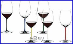 Riedel Fatto A Mano Cabernet / Merlot Red Wine Glass 6 Piece Set 7900/0 NEW