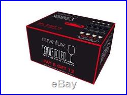 Riedel Ouverture Set of 12 Red and White Wine Glass