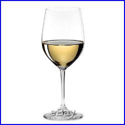 Riedel Vinum Chablis Chardonnay Lead Crystal Wine Glass 8 Glasses Set Glassware