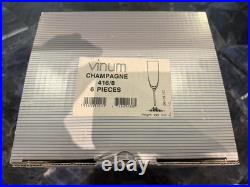 Riedel Vinum Champagne Glasses Set Of 6 #416/8 Brand New in Box