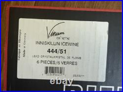 Riedel Vinum Extreme Inniskillin Icewine Glass Set of 6. 444/51. Lead Crystal