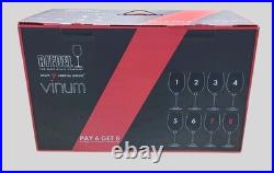 Riedel Vinum New World Pinot Noir /Merlot Glass Set of 8. 4+4