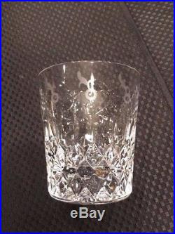 Rogaska Crystal Gallia Set of 5 Old Fashioned/Rocks Glasses 4 Beautiful