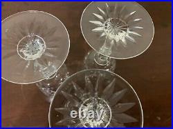 Rogaska Crystal Richmond 7.25 Wine Water Glasses Set Of 3