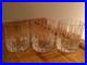 Rogaska Galleria Clear Crystal Lowball Double Old Fashioned Glasses VTG Set 3