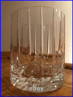 Rogaska Galleria Clear Crystal Lowball Double Old Fashioned Glasses VTG Set 3 Rogaska Galleria Clear Crystal Lowball Double Old Fashioned Glasses VTG Set 3